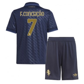 Juventus Francisco Conceicao #7 Dětské Alternativní dres komplet 2024-25 Krátký Rukáv (+ trenýrky)